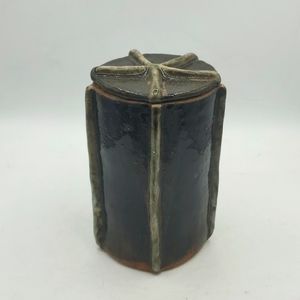 Vintage pottery canister
